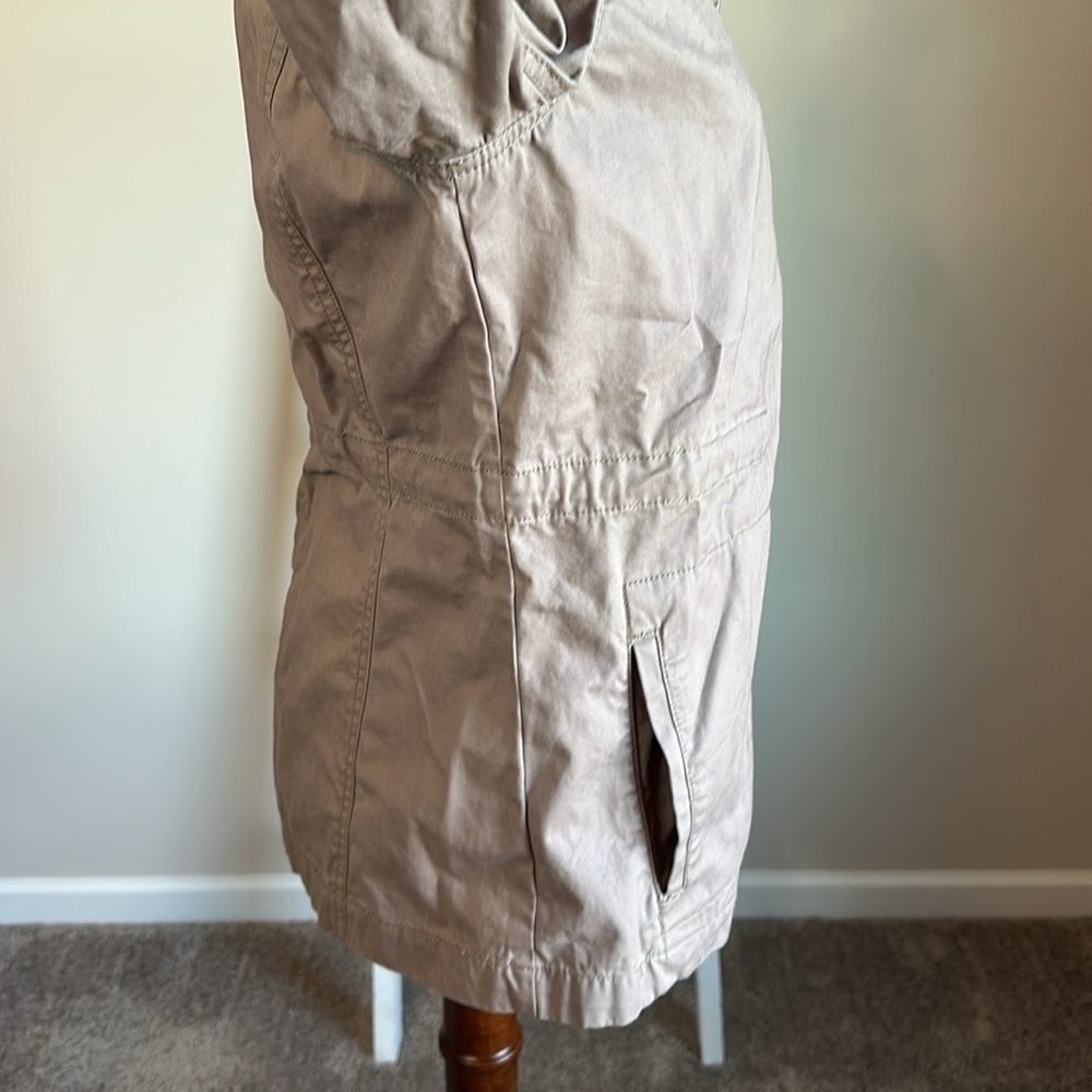 Ann Taylor LOFT Utility Jacket Size Medium with Interior Drawstring in GUC - Picture 13 of 17